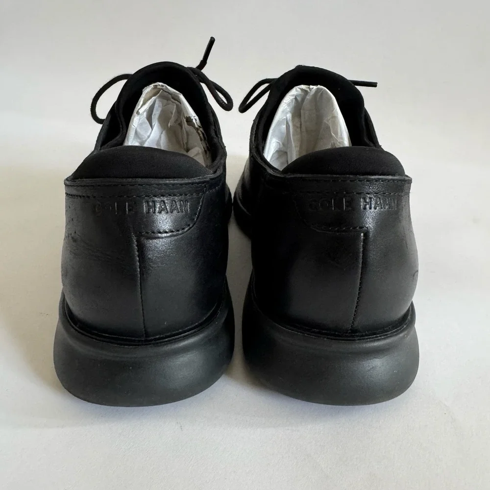 Cole Haan Mens 2.ZeroGrand Black‎ Oxford Laser Wingtip Dress Shoes 13